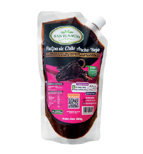 Pulpa de Chile ancho 500 gr
